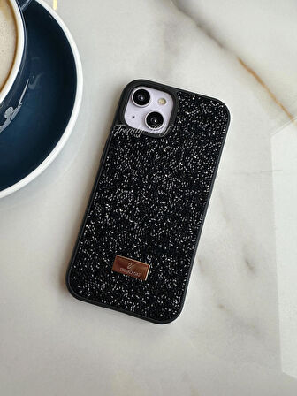 iPhone (14 Plus) uyumlu Lüks Taşlı Kılıf