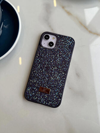 iPhone (14 Pro) uyumlu Lüks Taşlı Kılıf