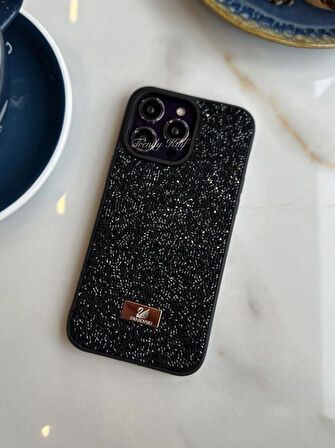 iPhone (14 Pro Max) uyumlu Lüks Taşlı Kılıf