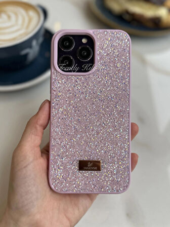 iPhone (14 Pro Max) uyumlu Lüks Taşlı Kılıf
