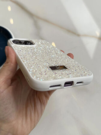 iPhone (14 Pro Max) uyumlu Lüks Taşlı Kılıf