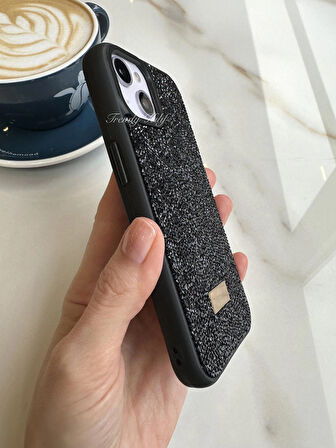 iPhone (15) uyumlu Lüks Taşlı Kılıf