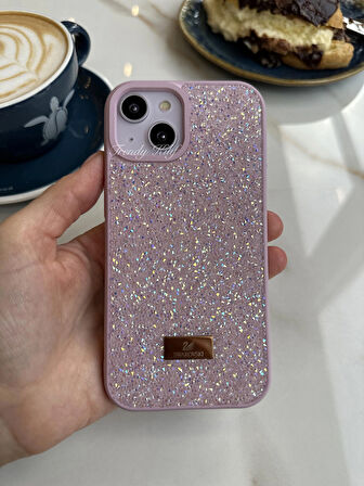 iPhone (15) uyumlu Lüks Taşlı Kılıf
