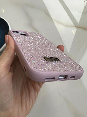 iPhone (15) uyumlu Lüks Taşlı Kılıf