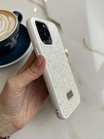 iPhone (15 Pro) uyumlu Lüks Taşlı Kılıf