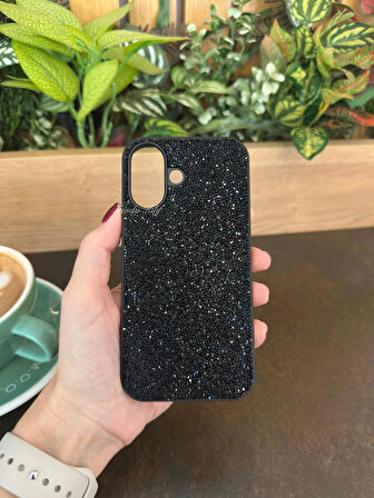 iPhone (16) uyumlu Lüks Taşlı Kılıf