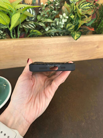 iPhone (16) uyumlu Lüks Taşlı Kılıf