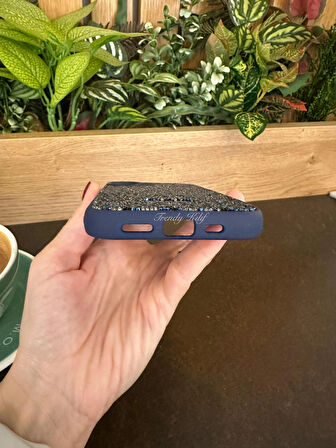 iPhone (16) uyumlu Lüks Taşlı Kılıf