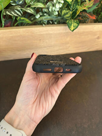 iPhone (16 Plus) uyumlu Lüks Taşlı Kılıf