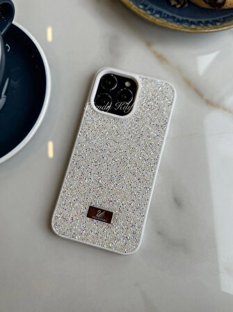 iPhone (16 Pro Max) uyumlu Lüks Taşlı Kılıf