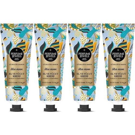 Eyüp Sabri Tuncer Perfume Jewels Blue Moon El Kremi 50ML x 4 Adet