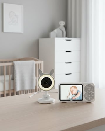 Bebek Kamerası Karşılıklı Konuşma RGB Işık Gece Görüşü ve Sıcaklık Alarmı