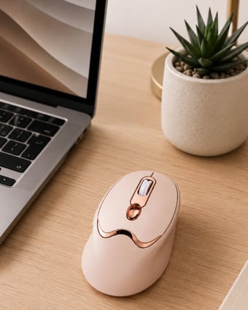 Şarjlı Kablosuz Mouse Sessiz Tıklama Bluetooth ve USB Destekli