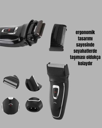 Erkekler İçin Folyo Başlıklı Tıraş Makinesi