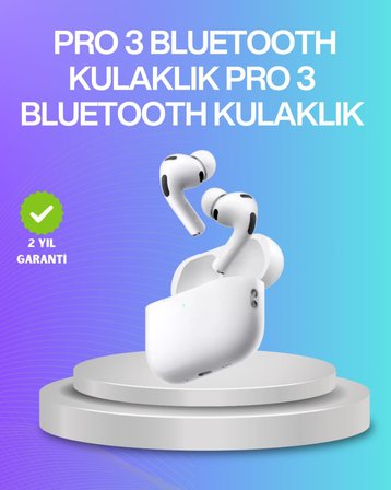 Aktif Gürültü Engelleyici Kablosuz Bluetooth Kulaklık – Şarj Kutulu, Uzun Ömürlü
