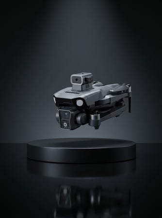 GPS Konumlandırmalı Çift Kameralı Drone Canlı Görüntü Aktarımlı