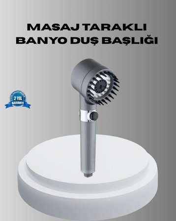 Masaj Uçlu Yüksek Basınçlı Duş Başlığı Spa Etkili