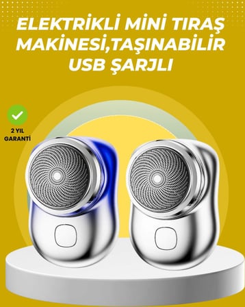 Cep Tipi Elektrikli Tıraş Makinesi – Güçlü, Sessiz, Su Geçirmez ve Ultra Taşınabilir