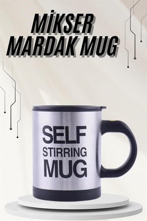 Karıştırıcı Özellikli Mikser Kupa Bardak Termos Bardak
