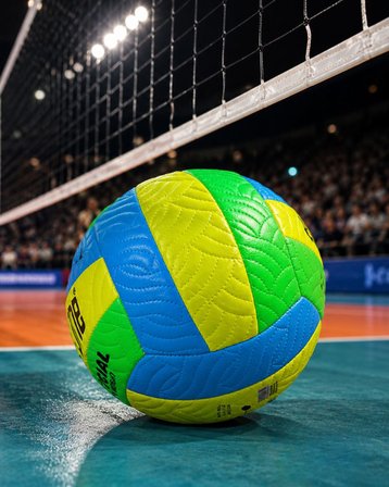 Renkli Voleybol Topu Dayanıklı Dikişli Antrenman ve Maç Topu