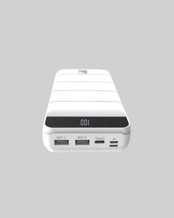 50000mAh Yüksek Kapasiteli Powerbank Hızlı Şarj ve LED Ekranlı