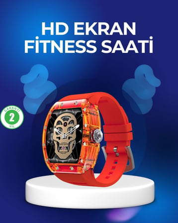 Şeffaf Tasarımlı Akıllı Saat Dokunmatik Ekranlı