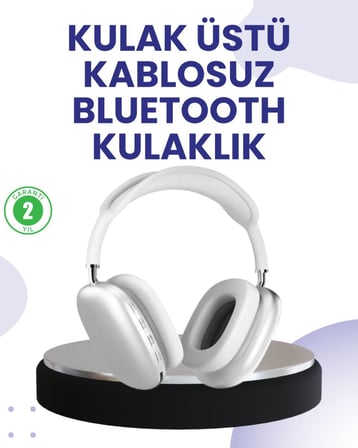 Katlanabilir Bluetooth V5.0 Kablosuz Kulaklık | 400 mAh, Gürültü Azaltma
