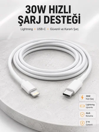 IOS Tüm Serilerle Uyumlu 30W Hızlı Şarj Aleti 11 12 13 14/Pro Max Mini Plus