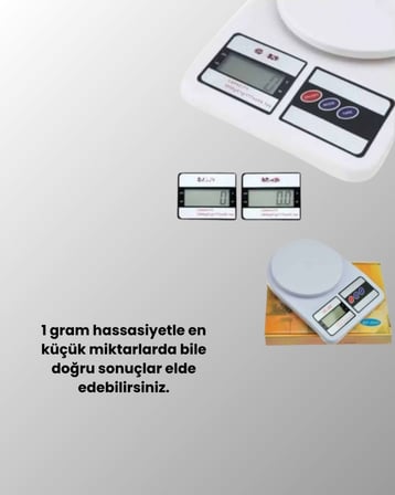 LCD Ekranlı Kompakt Dijital Terazi – Gram ve Ons Ölçüm