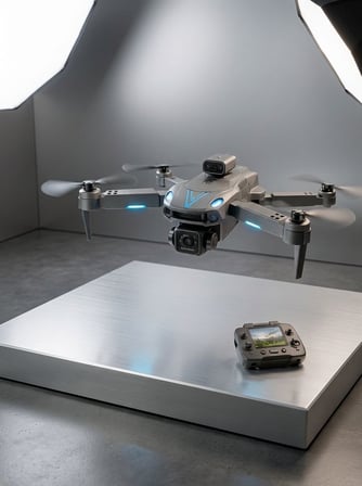 Ekranlı Kumandalı Çift Kameralı Drone ile Havadan Çekim