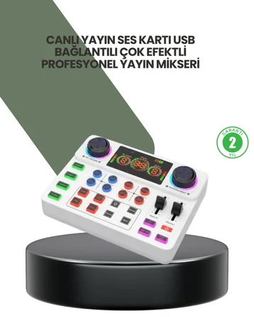 Canlı Yayın ve Karaoke İçin Profesyonel Ses Kartı Bluetooth Destekli