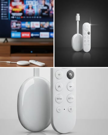 Akıllı TV Yayın Cihazı 4K Görüntü Destekli Kablosuz Medya Aktarımı