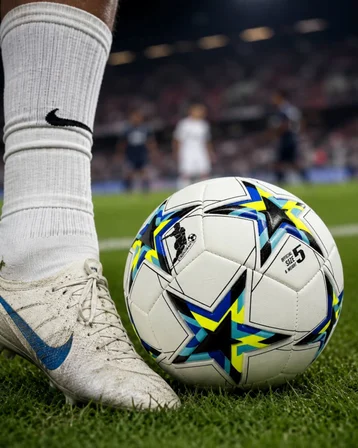 Profesyonel Dikişli Futbol Topu Dayanıklı Kaymaz Yüzeyli Antrenman Topu