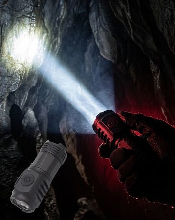 Mini El Feneri 3 LED Güçlü Aydınlatma ve Type-C Şarj Özellikli