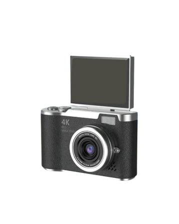 48 MP 4K Dijital Kamera 8X Zoom ve 180 Derece Ekran Yeni Başlayanlar İçin Uygun