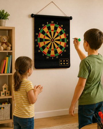 Güvenli Manyetik Dart Seti 6 Dart Oklu Eğlenceli Hedef Oyunu