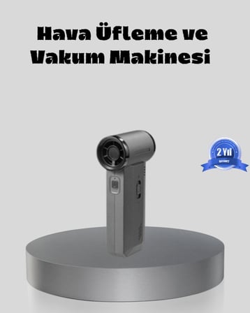 130000 RPM Çok Fonksiyonlu Şarjlı Hava Üfleme ve Vakum Temizlik Cihazı