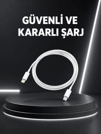 Dayanıklı TPE Lightning Kablo – 30W Hızlı Şarj ve Veri Transferi