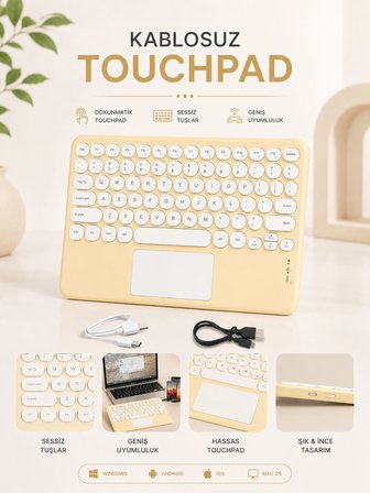 KABLOSUZ TOUCHPAD TÜM CİHAZLARLA UYUMLU