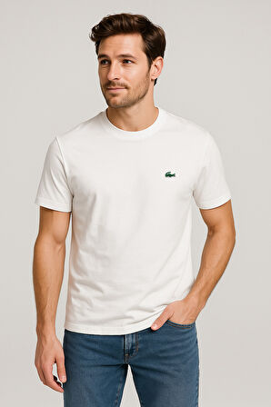 TREND KAPINDA LACOSTE BİSİKLET YAKA T-SHİRT SİYAH