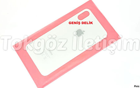 iPhone X Arka Pil Batarya Kapağı (CAM) BEYAZ