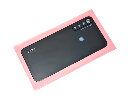 Xiaomi Redmi NOTE 8 Arka Kapak Batarya Kapağı (Cam Kamera Camı) Siyah