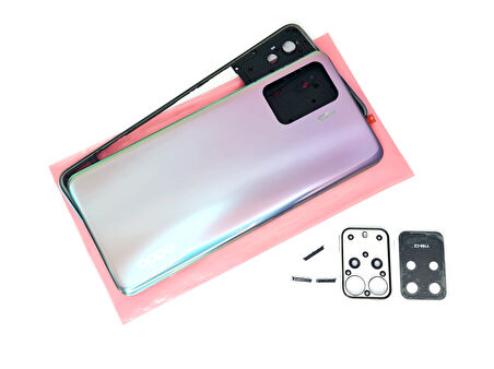 Oppo Reno 5 Lite FULL kasa Arka Pil Batarya Kapağı Mavi