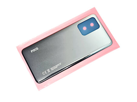Xiaomi POCO X3 GT Arka Kapak Batarya Pil Kapağı (CAM) SİYAH