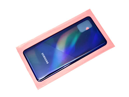 Samsung Galaxy A31 A315 Arka Pil Batarya Kapağı MAVİ
