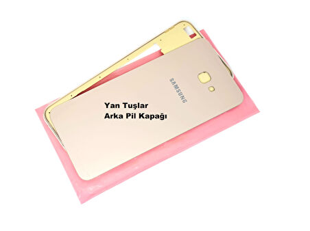 Samsung Galaxy J4 Plus Kasa Arka Pil Batarya Kapağı GOLD