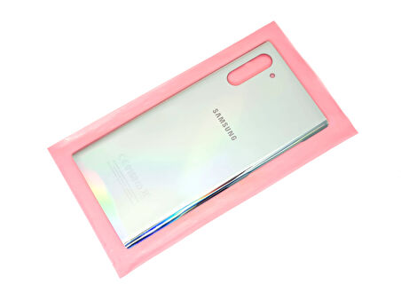 Samsung Galaxy NOTE 10 Arka Pil Batarya Kapağı (CAM) GRİ