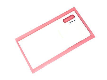 Samsung Galaxy NOTE 10 PLUS Arka Pil Batarya Kapağı (CAM) BEYAZ