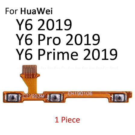 Tkgz Huawei Uyumlu Y6 2019 On Off Yan Ses Filmi