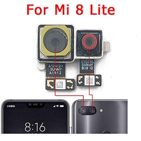Xiaomi Mİ 8 LİTE Arka Kamera Orj